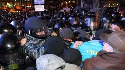 На Майдане Независимости в 2013 году состоялся силовой разгон студентов