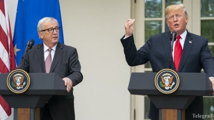 Трамп и Юнкер договорились работать над ликвидацией пошлин и субсидий