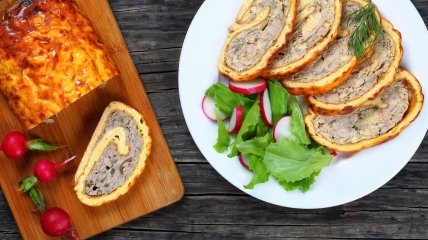 Мясной рулет