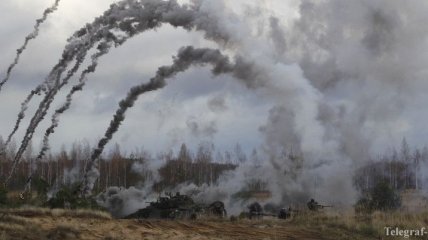 В Эстонии вторые сутки не могут потушить пожар на военном полигоне