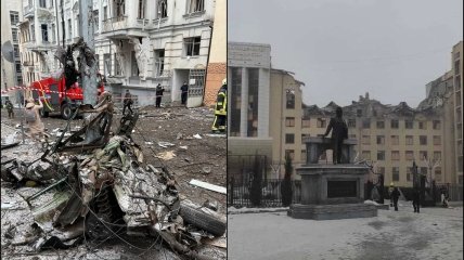 Разрушения серьезные: фото и видео последствий обстрела Харькова