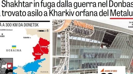 В Италии ведущая спортивная газета сделала Крым российским