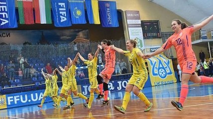 Футзал: видео голов в матче Украина - Казахстан