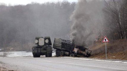 Знищена техніка окупантів