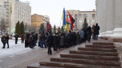 В Кировограде прошел митинг за переименование города в украинское название