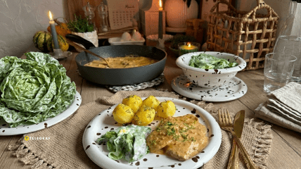 Свинина у медово-гірчичному соусі