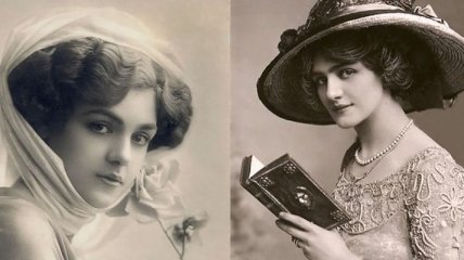 Как изображали женскую красоту на открытках 1900-1910 годов (Фото) 
