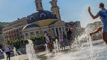 В Киеве неожиданно наступило лето