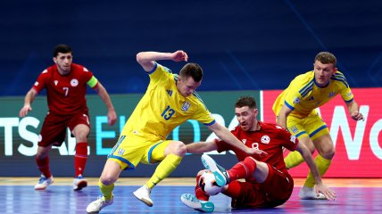 Денис Нєвєдров у матчі Україна – Вірменія