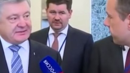 "Вы – убийцы украинцев!": Порошенко резко ответил российскому журналисту (Видео)