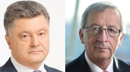 Порошенко провел телефонный разговор с Юнкером