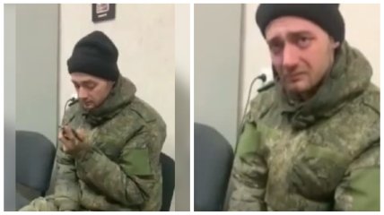 Пленный российский солдат