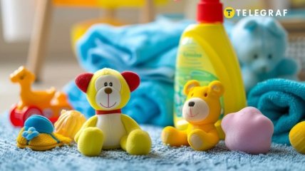 Дитячі іграшки потрібно регулярно мити (зображення створено за допомогою ШІ)
