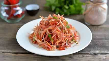 Салат из красной редьки