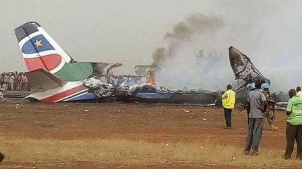 В Южном Судане разбился самолет с 44 пассажирами на борту