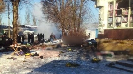 В результате российского теракта в Донецке погибли десятки человек