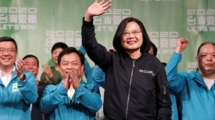 На выборах президента Тайваня переизбрана Цай Инвэнь