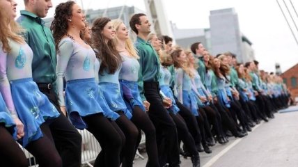 В Дублине установлен массовый танцевальный рекорд (Видео)
