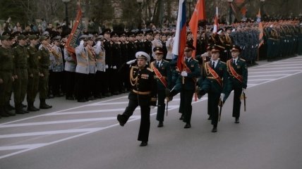 Парад в Томську