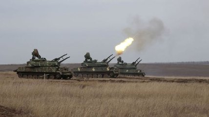 На Азові відбулись військові навчання з бойовими стрільбами (Фото)