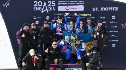 Сборная Украины выиграла серебро на чемпионате мира по лыжной акробатике