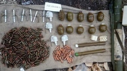 В Киевской области выявлен тайник со взрывчаткой и боеприпасами