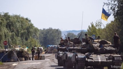 В районе Донецка силы АТО начали активные действия