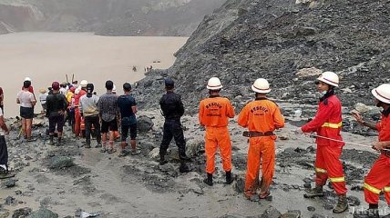 Трагедія на нефритовій шахті у М'янмі: загинули більше ста гірників (Фото)