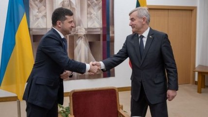 Зеленский встретился со спикером парламента Литвы