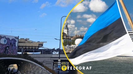 В Эстонии идет опрокидывание техники