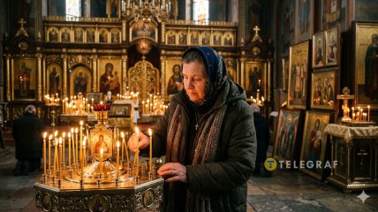 Женщина поминает близкого человека