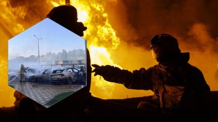 Пожар в Киеве