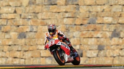 MotoGP. Маркес побеждает в квалификации Гран-при Арагона
