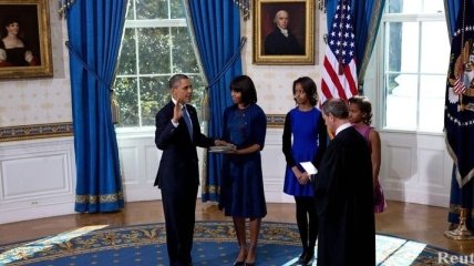 Обама принял присягу в Белом доме