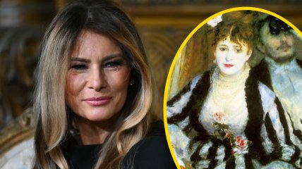 Меланию Трамп сравнили с героиней картины Ренуара