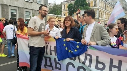 Евродепутат Хармс оценила работу полиции во время Марша равенства в Киеве