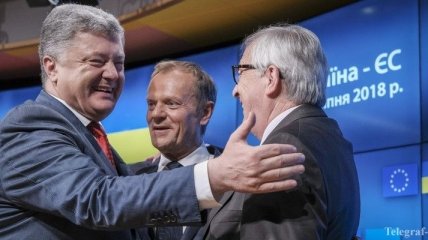 Юнкер отметил роль Порошенко на пути реформ по евроинтеграции