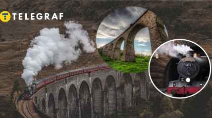 Плебановский виадук и "Хогвартс-Экспресс"