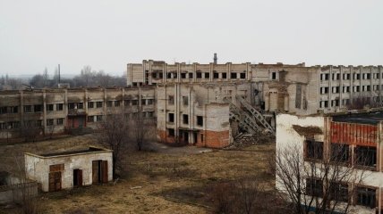 Мертвый военный городок Украины и кладбище самолетов (Фото)