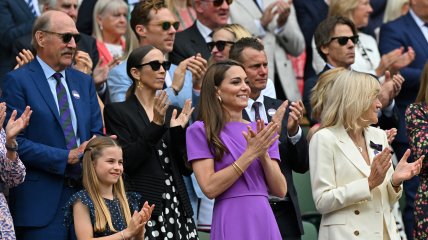 Кейт Миддлтон посетила Уимблдон вместе с дочерью принцессой Шарлоттой