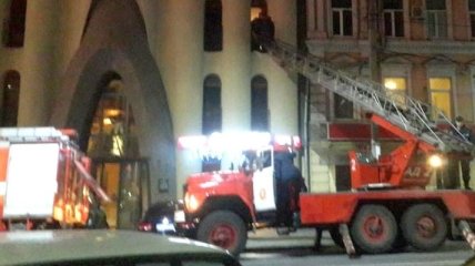 В центре Днепропетровска произошел пожар в отеле
