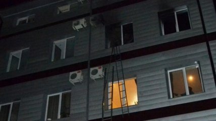 В Одессе произошел пожар в гостиничном комплексе