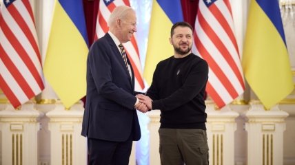 Джо Байден и Владимир Зеленский