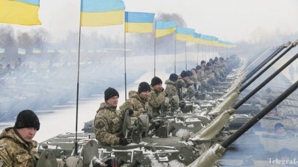 В списке самых крупных армий мира Украина 21-я
