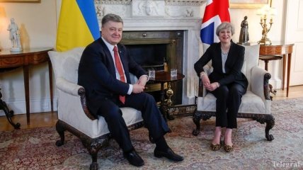 Порошенко и Мэй обсудили сотрудничество между Украиной и Великобританией