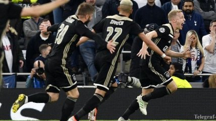 Аякс обыграл Тоттенхэм в первом полуфинале Лиги чемпионов
