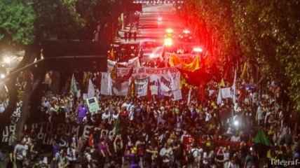 В Бразилии продолжаются антифутбольные акции протеста