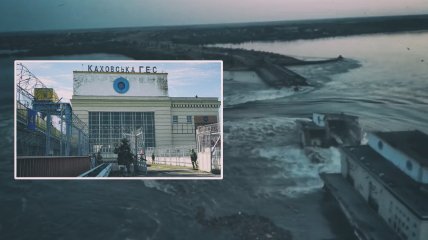 Каховская ГЭС получила значительные разрушения