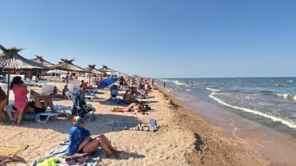 Ветер переменился: пляжи Азовского моря очистились от медуз (видео)