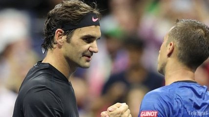Федерер последним вышел в 1/4 финала US Open 2017